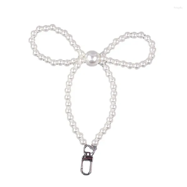 Keychains mignon pendentif en porte-clés 3D Bowknot pour sac féminin fille longe décoration unique de beaux clés