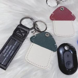 Keychains schattig paar Key Card Suite vorm toegangscontrole houder kettingen voor vrouwen contrast anime pu lederen groothandel