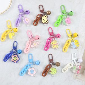 Sleutelhangers Leuke Sleutelhanger Dier Beer Vlinder Koppels Sleutelhanger Ring Vrouwen Mannen Auto Sleutelhanger Mobiele Telefoon Hanger Tas Charm