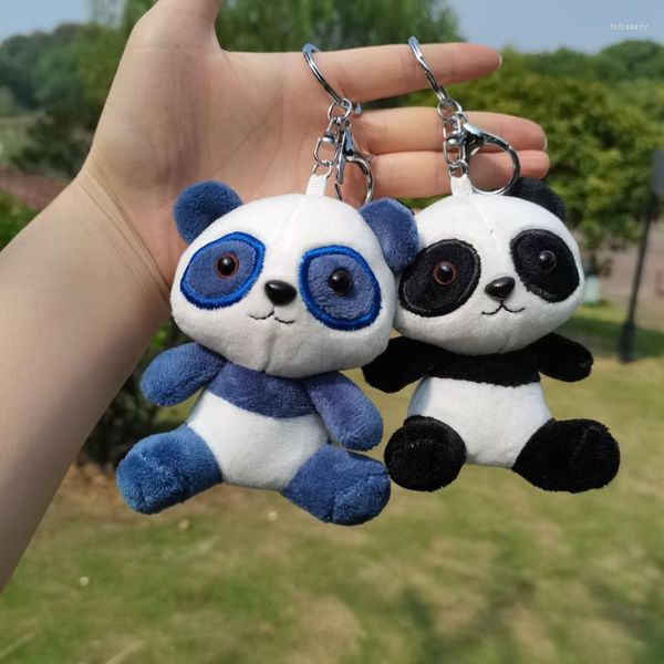 Porte-clés mignon Panda en peluche porte-clés mode voiture sac pendentif jouet étudiant enfants peluche porte-clés