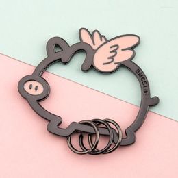 Porte-clés mignon cochon porte-clés Kawaii cochon femmes fille voiture porte-clés sac à main pendentif breloque pour porte-clés porte-clés amoureux Couples cadeau Enek22