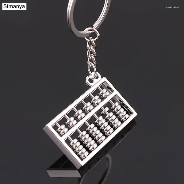 Keychains Design Unique Luxury Metal Keychain Car Chain Chain Chain Abacus Color Pendentif pour Gift Wholesale