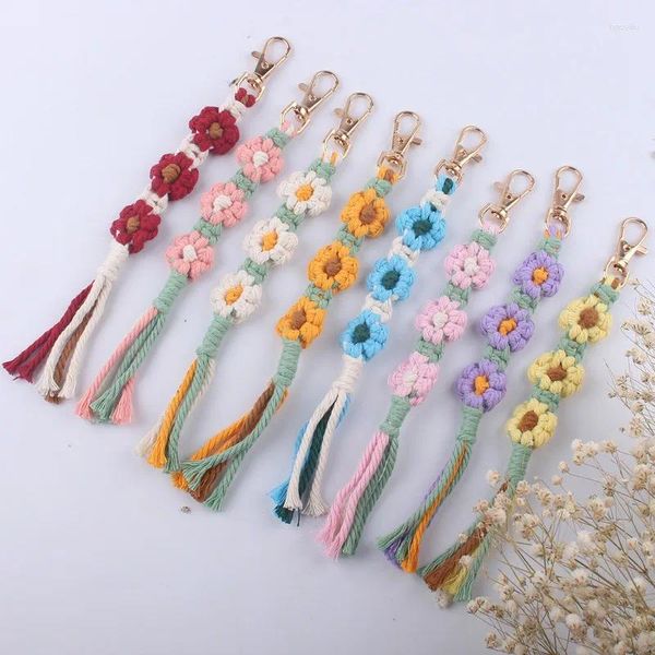 Keychains DIY BOHEMIA CRÉATIVE CRÉATIVE FLOWN FLOWER FLOWER CLAGES CLAINES BRACEULETS BRACET