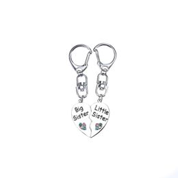 Keychains Diy Keychain Student Gift voor mannen Schooltas Hanger Kleurrijke Rhinestone Key Chain Small Sister Big Ring Freight Free Fashion