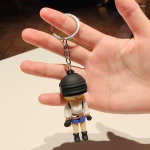 Porte-clés poupée porte-clés mode PVC voiture accessoires cadeaux pour hommes porte-clés mignon titulaire lanière Anime téléphone breloque bijoux Miri22