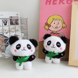 Keychains Doll Keychain Dames Bag ornamenten Leuke imitatie Panda Car Bear Key Chain Fashion Gift