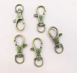 Schlüsselanhänger Fabrik Großhandel. Kostenlose Lieferung, 500 Stück/Lot, 38 mm, Antik-Bronze-Schlüsselanhänger, Kettenaufhänger