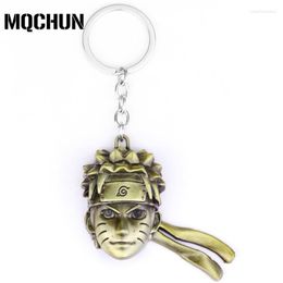 Keychains Fashion Accessories Anime Keychain Gold Head Cool Pendant Key Ring voor fans Llaveros-50
