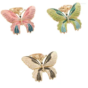 Keychains Fashion Butterfly Keychain Pendant Crystal Sweet Crystal décorations Charme de trappe pour sac à main sac à main