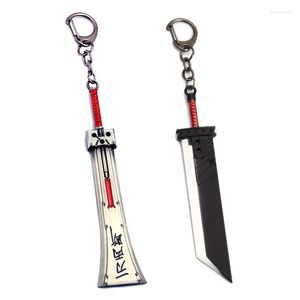 Porte-clés mode jeu Anime films porte-clés métal épée Chaveiro porte-clés voiture porte-clés bijoux Llaveros Emel22
