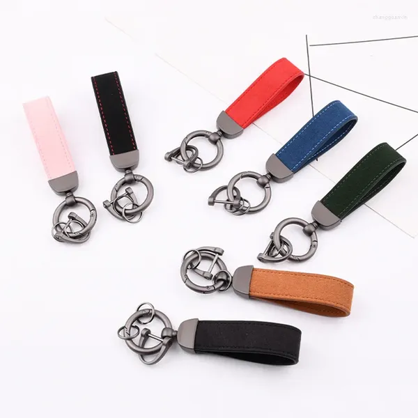 Porte-clés Mode Haute Qualité PU Cuir Porte-clés Universel Ménage Suspendu Accessoires Hommes Porte-clés Véhicule Porte-clés Cadeau Pour Mari