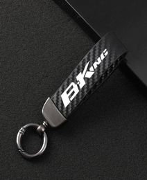 Keychains Fashion Motorcycle Carbon Fiber Leather Rope Keychain Key Ring voor Suzuki Bking Bking 2007 2008 2009 2010 2010 2011 2019466716