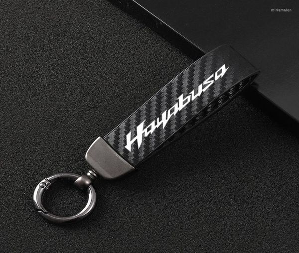 Keychains Fashion Motorcycle Carbon Fiber Rope Keychain Ring para GSX1300R Hayabusa GSX 1300R GSX1300 MIRI223136126