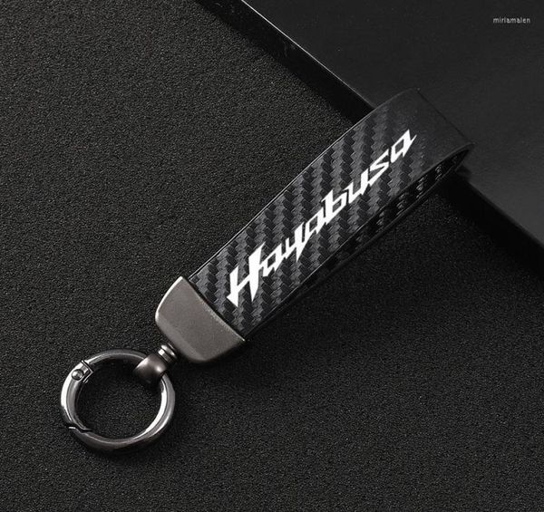 Keychains Fashion Motorcycle Carbon Fiber Rope Keychain Ring para GSX1300R Hayabusa GSX 1300R GSX1300 MIRI229824289