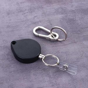 Porte-clés mode boucle facile à tirer rétractable ceinture multi-outils porte-corde porte-clés mousqueton chaîne lanière Clip