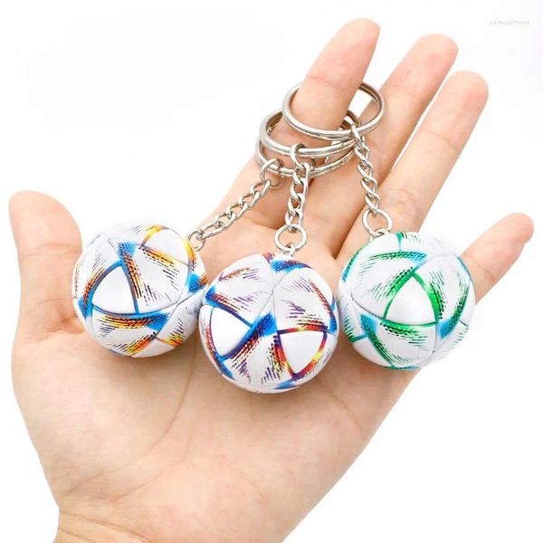 Porte-clés Football porte-clés pendentif Souvenir Fan cadeau sac balle école activité porte-clés en gros porte-clés