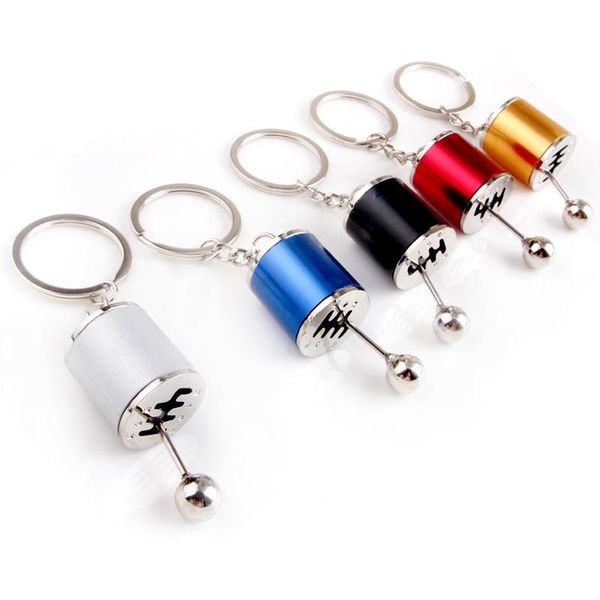 Porte-clés librement déplaçable porte-clés voiture engrenage porte-clés Modification Type de tête accessoires de chaîne