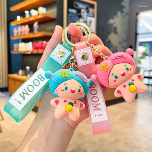 Keychains Funny Doll Keyring Keychain for Car Keys Anime Accessories Chain de clé chez les femmes Men Friends Sac Charmes en gros