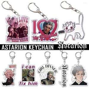 Porte-clés jeu Astarion Bulders, je peux le fixer, anneau pour accessoires, pendentif de sac, bijoux, cadeaux pour Fans