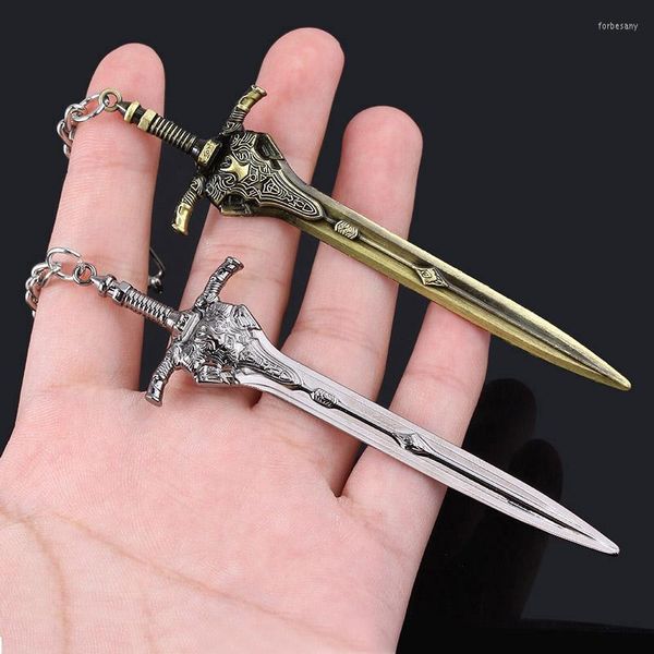 Porte-clés jeu Dark Souls 3 porte-clés Artorias gris épée porte-clés en métal voiture porte-clés pendentif pour hommes bijoux cadeaux porte-clés Forb22