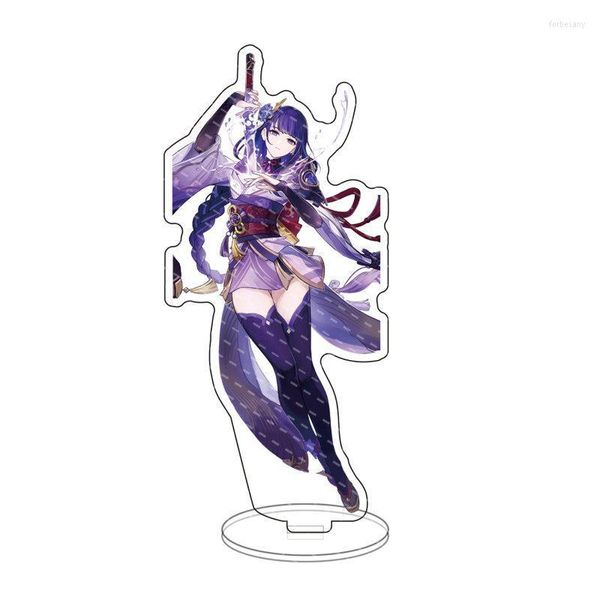 Llaveros Juego Genshin Impact Cosplay HD Impresión Acrílico Soporte Llavero Doble cara Fans Decoración CollectionKeychains Forb22