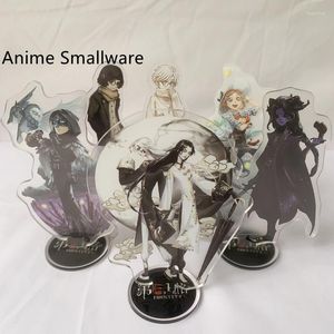 Keychains Game Identity V -serie Figuur Cosplay White Guard Black Acryl Stands Emily Dyer Desk Decoration Model Prop Fans Gift Fred2