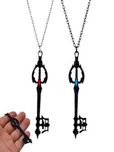 Keychains Game Kingdom Hearts Collier Metal Sora Keyblade Pendant Sword Nord Neck Chain For Women Men Key Holder Jewelry5781999