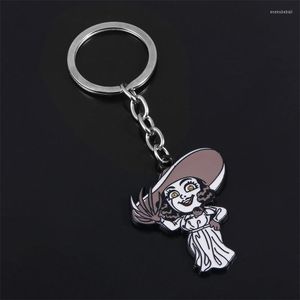 Keychains Game bewoners kwades 8 dorp sleutelhanger zes-winged ongeboren metalen hanger Legering Keyring Key Chain Accessoires Geschenk