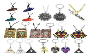 Keychains Game Zeldas Keychain La légende de la série Breath Wild Cosplay Accessoires Key Ring Bagpipe Collier7223006