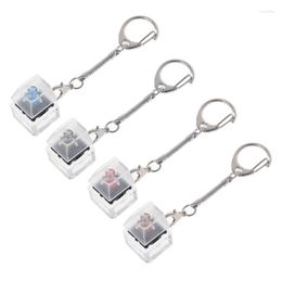 Keychains Gateron MX Switch Mechanical Keychain voor toetsenbordschakelaars Kit zonder LED -lichtspeelgoed Stress Relief Gifts