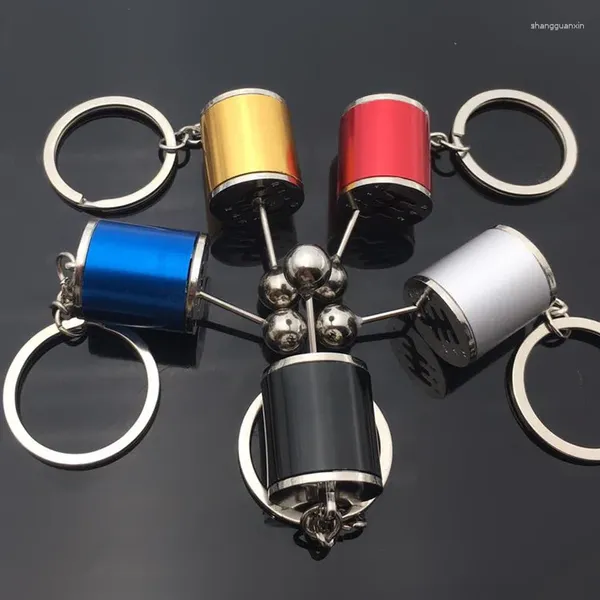 Keychains GearShift Keychain Mini Turbo Turbocompresseur Styling Keyring Gear Gear Box Pending Stick Bouth