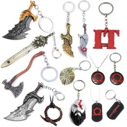 Sleutelhangers God Of War 4 Kratos Zwaard Sleutelhanger Hanger Sleutelhanger Sieraden Mannen En Vrouwen Autosleutelhanger Accessoires203U