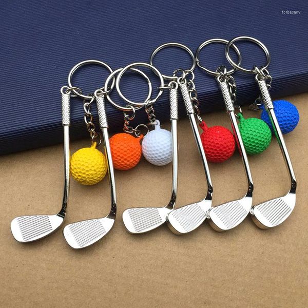 Porte-clés Balle De Golf Porte-clés Mode Loisirs Sports Thème Porte-clés Bijoux Souvenirs Mignons Pour Les Membres Du Club Joueurs Cadeau