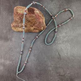 Keychains Gray String Chain Wood Beads Key Lanyard voor meisjes Telefoon kettingband Keyskeychains
