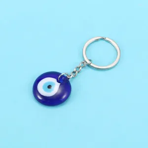 Porte-clés grec 30mm pendentif charme cadeau turc porte-clés accessoires oeil bleu