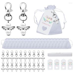 Porte-clés ange gardien porte-clés 20 pièces faveurs de fête baptême mariage pour communion confirmation filles cadeau de remerciement