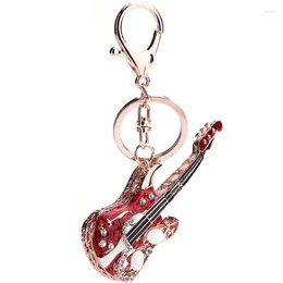 Schlüsselanhänger Gitarre Schlüsselanhänger Modell Metall und Taschenanhänger Schmuck Schlüsselanhänger Schönes Geschenk