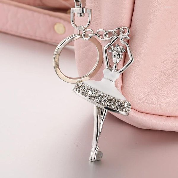 Keychains Gywyn2024 Le dernier pendentif sac de porte-clés de la voiture de la chaîne de porte-clés Small Gift Gift Beld Ballerina Pendant.