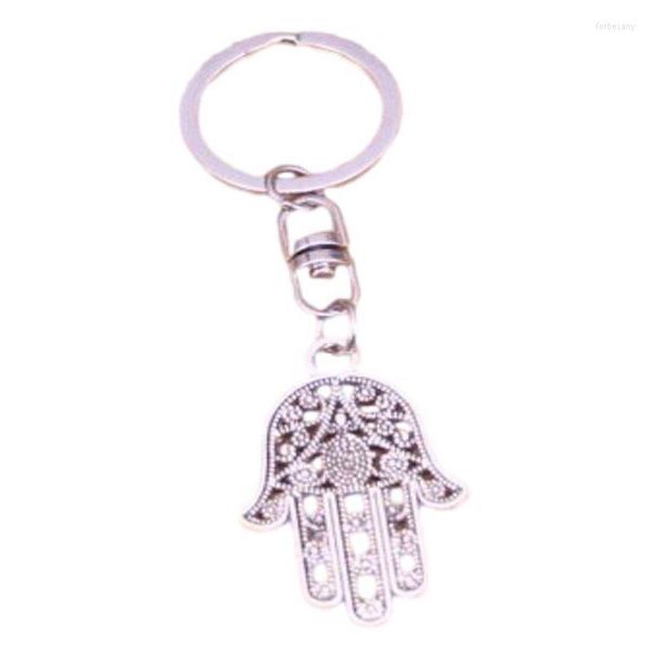 Porte-clés Hamsa Palm Main Protection Porte-clés Pour Femmes Voiture Pendentif Porte-clés Porte-Épaule Sac À Dos Bijoux Enfants Cadeau Esthétique