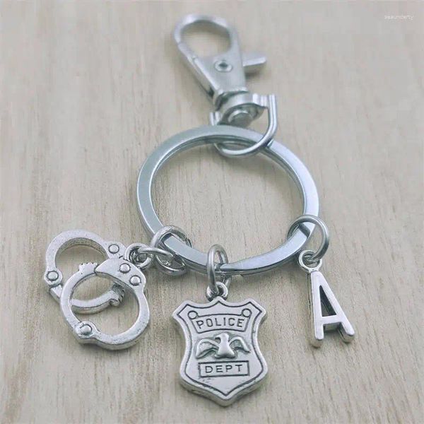 Keychains menottes de département de département de la clés de la clés de la clés de la chaîne clés de la chaîne de clés fermère de lobs