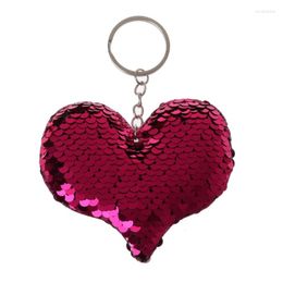 Porte-clés coeur porte-clés beauté poisson paillettes charme porte-clés pendentif décorations cadeau de vacances