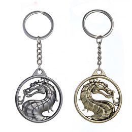 Keychains hoogwaardige sleutelhanger game Mortal Kombat Keyring Key Ring Car Accessoires Holder voor cadeau Chaveiro -ketting JuwelseKeychains Keychain