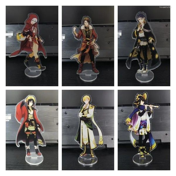 Porte-clés IDOLiSH7 Personnage Modèle Figure Double Face Acrylique Stands Bureau Décor Accessoires Anime Lovers Collection Fans Cadeau