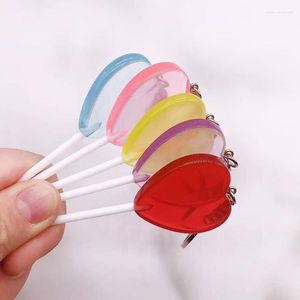 Porte-clés Imitation Mignon Bonbon Sucette Porte-clés Coeur Étoile Réaliste Sucette Voiture Porte-clés Fille Sac Pendentif Bijoux Étudiant Amant Vacances Cadeau