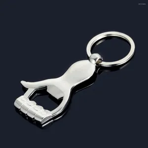 Porte-clés Indusleaves cadeaux créatifs pouces paume métal ouvre voiture publicité porte-clés porte-clés pendentif