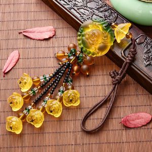Keychains Jade hanger Charms auto sleutel sleutelhangers accessoires Accessoires Chinese Fengshui Beast brengen Lucky and Safe