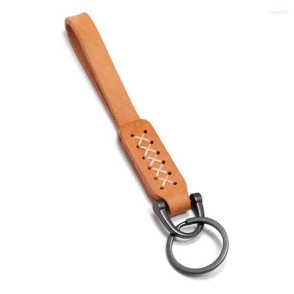 Porte-clés Jessingshow mode en cuir véritable porte-clés cadeau d'affaires porte-clés hommes femmes voiture sangle taille portefeuille porte-clés