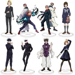 Porte-clés Jujutsu Kaisen Anime Stand Figurines Itadori Fushiguro Gojo Sukuna Nanami Acrylique Bureau Décor Collection Cadeaux