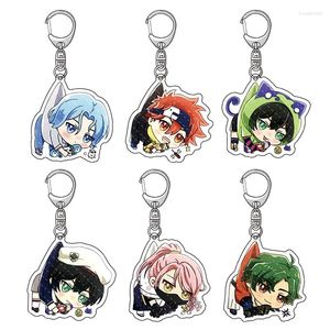 Sleutelhangers Kawaii SK8 De Infinity Figuur Sleutelhanger Autosleutelhanger Schattig Reki Sneeuw Miya Langa Vrolijke Bloesem Sleutelhanger Tas Hanger Anime Sieraden