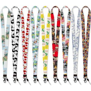 Sleutelhangers Kawaii South Park Cartoon Animatie Mobiele Telefoon Touw Id-kaart Lanyard Tag Lanyard Opknoping Nek Sleutelhanger Camera Sport Lanyard